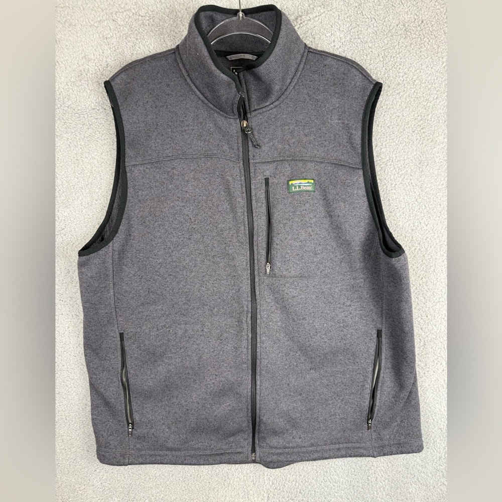 Men’s LL bean fleece vest XL EUC